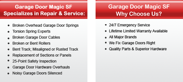 Garage Door Repair Burlingame Offers